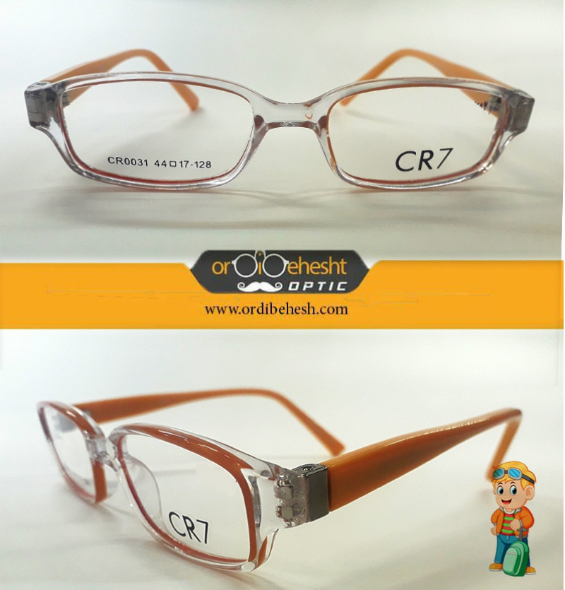 عینک طبی بچگانه cr7 نارنجی