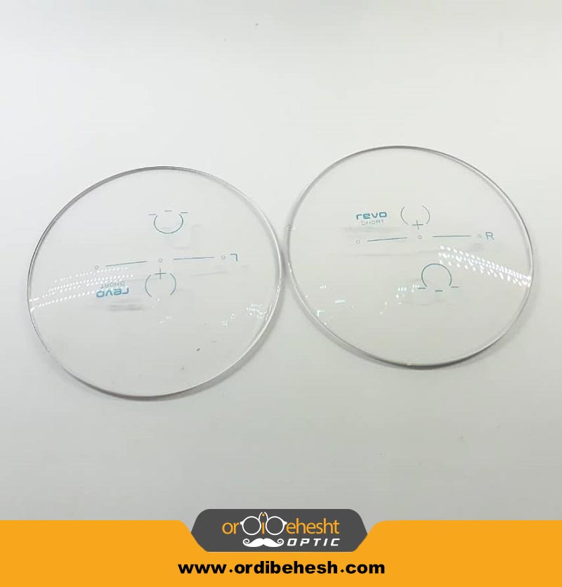 عدسی عینک سفید آنتی رفلکس revo