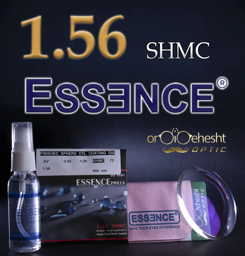 عدسی عینک آنتی رفلکس 1.56 اسنس کره ✔️ ESSENCE 1.56
