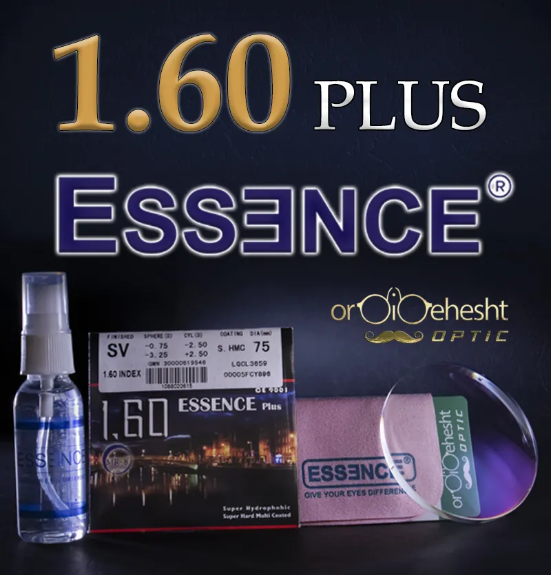 عدسی عینک فشرده 1.60 اسنس✔️ ESSENCE 1.60
