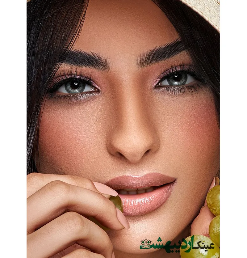 لنز رنگی دهبsabrin gray green