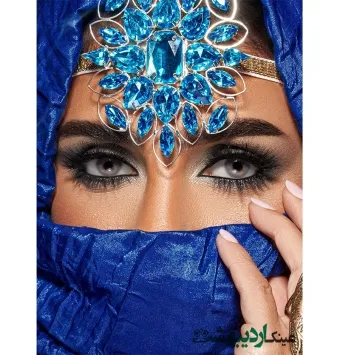 لنز رنگی دهبhind