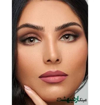 لنز رنگی دهبlumirere brown
