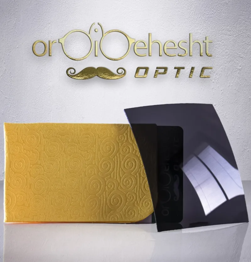 عدسی عینک آفتابی پلاریزه UV400 رنگ دودی