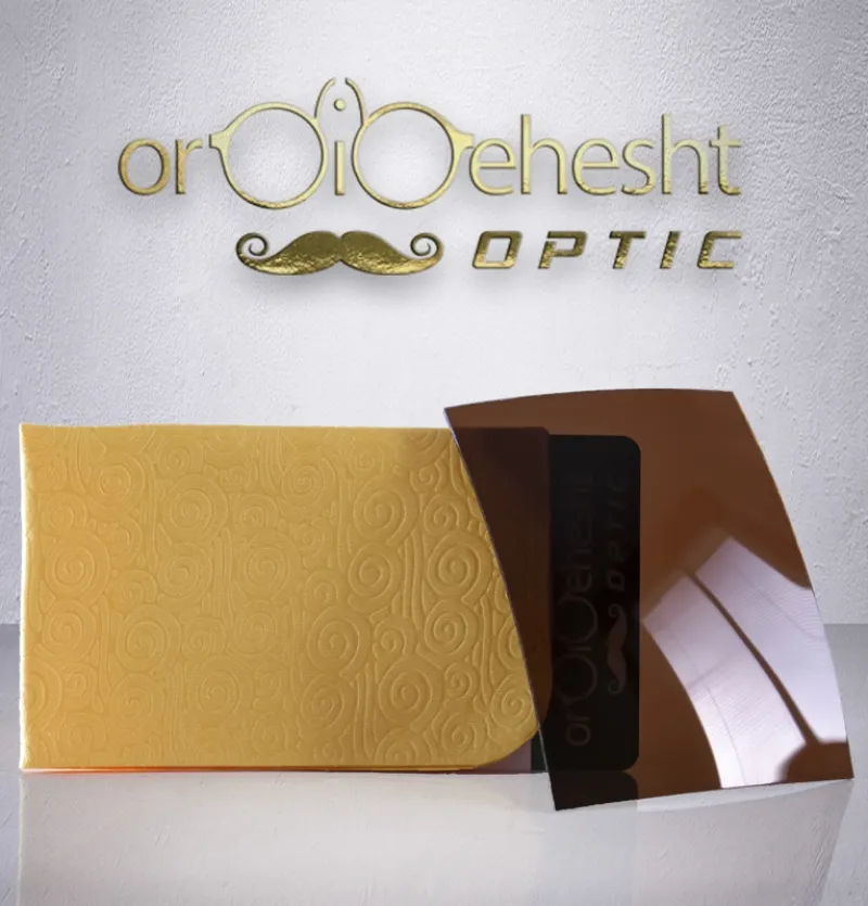 عدسی عینک آفتابی پلاریزه UV 400 رنگ قهوه ای