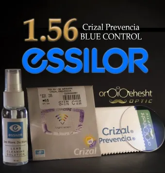 عدسی عینکESSILOR1.56Crizal Prevencia Blue Control