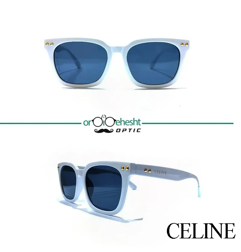 عینک آفتابی زنانه سفید فانتزی برند سلین کد CL101✔️