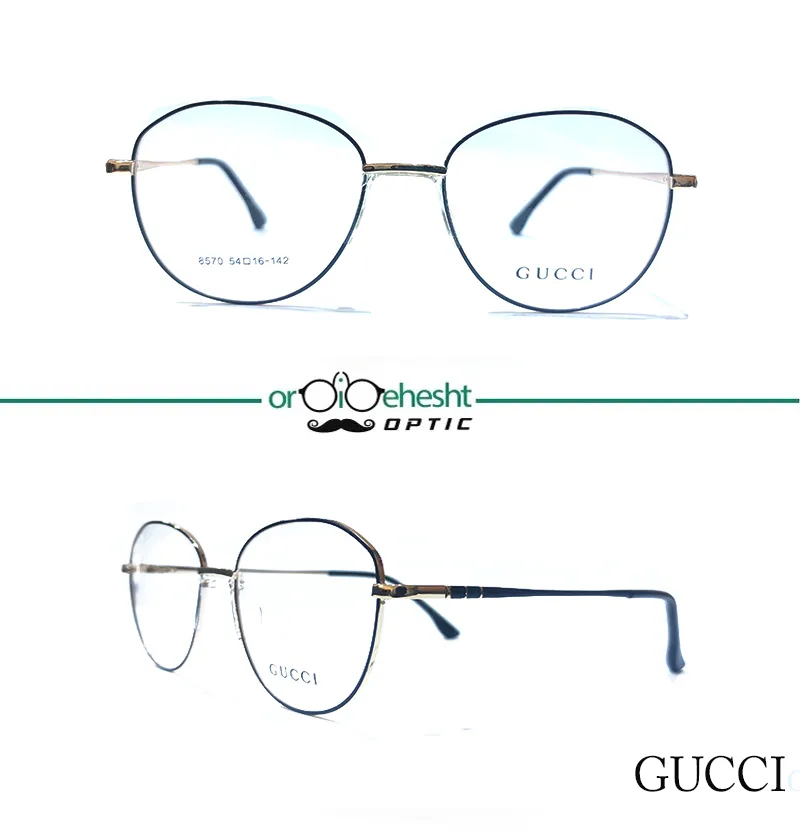 عینک طبی زنانه گوچی کد 8570 ✔️ عینک اردیبهشت