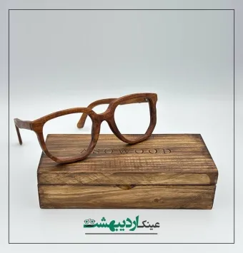 عینک طبی مردانه چوبی کد 015✔️