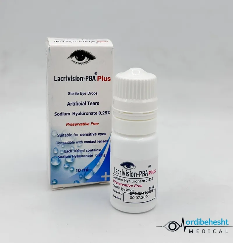 قطره چشمی لاکری ویژن - پی بی ای پلاس | بدون ماده نگهدارنده | برای خشکی چشم