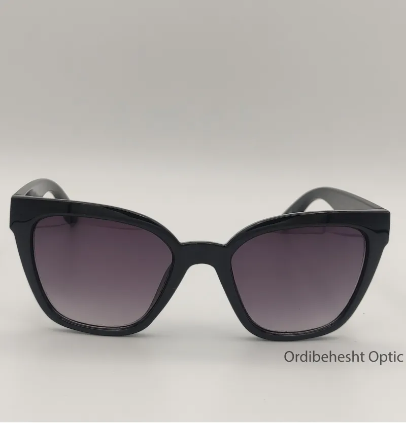 عینک آفتابی زنانه Cat-Eye مشکی با لنز دودی UV400