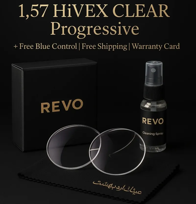 عدسی تدریجی REVO 1.57 Hivex CLEAR