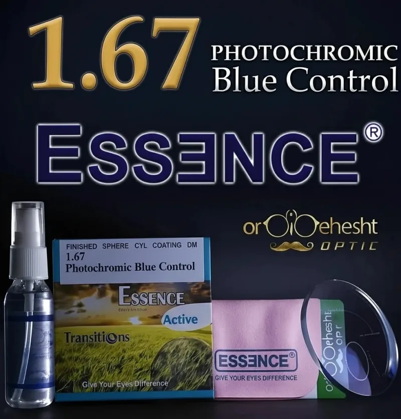Essense 1.67 Photochromic Blue Control Lens