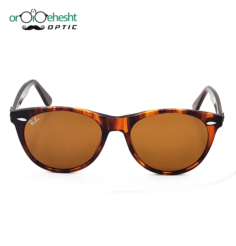 عینک آفتابی ریبن (Ray-Ban) فریم پلنگی هاوانا با عدسی قهوهای B-15 | اورجینال