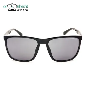 عینک آفتابی امپوریو آرمانی (Emporio Armani) فریم مشکی | لنز دودی آینه‌ای UV400 | مدل اسپرت–کلاسیک