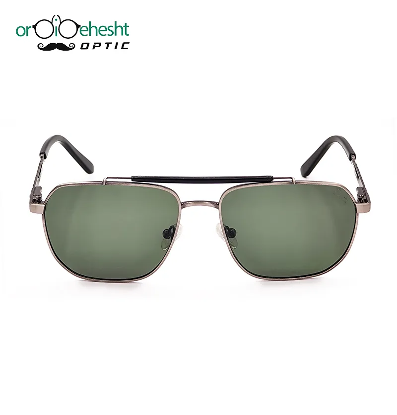 عینک آفتابی فلزی مدل 6637 طرح DUTTI با لنز سبز UV400