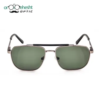 عینک آفتابی فلزی مدل 6637 طرح DUTTI با لنز سبز UV400