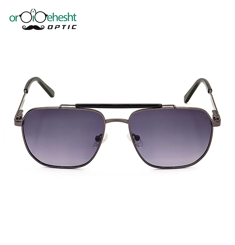 عینک آفتابی گانمتال مدل 6637 طرح DUTTI با لنز طوسی گرادیانت UV400