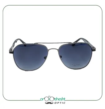 عینک آفتابی مردانه DouTi مدل S6626 C3 با فریم فلزی و دسته کربنی فنردار | UV400