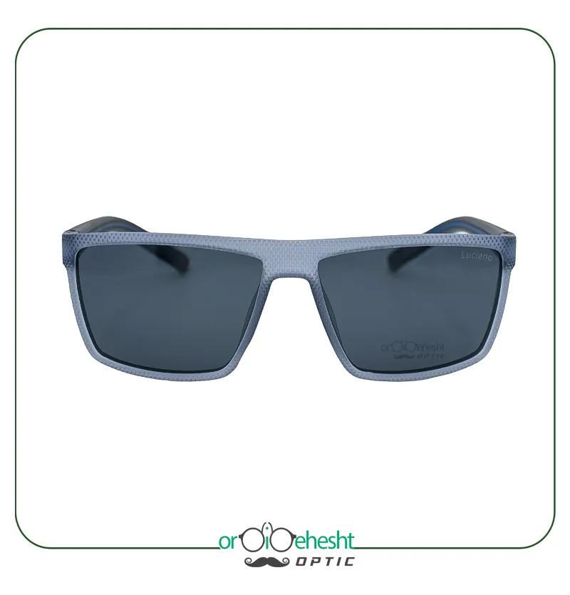 عینک آفتابی OGA کد 0001 فریم سرمه‌ای با لنز دودی گرادیانت | خرید آنلاین