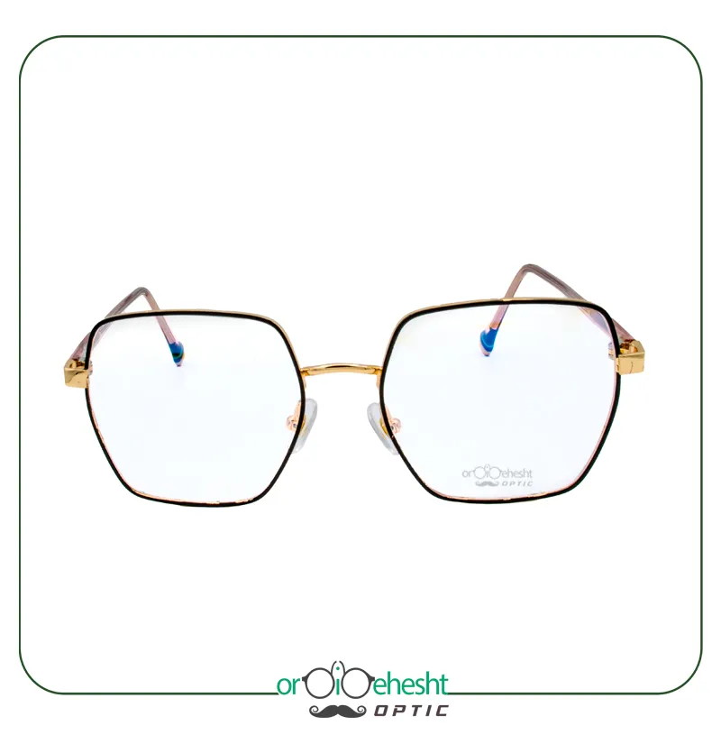 عینک طبی فریم فلزی اردیبهشت | طراحی ظریف و سبک
