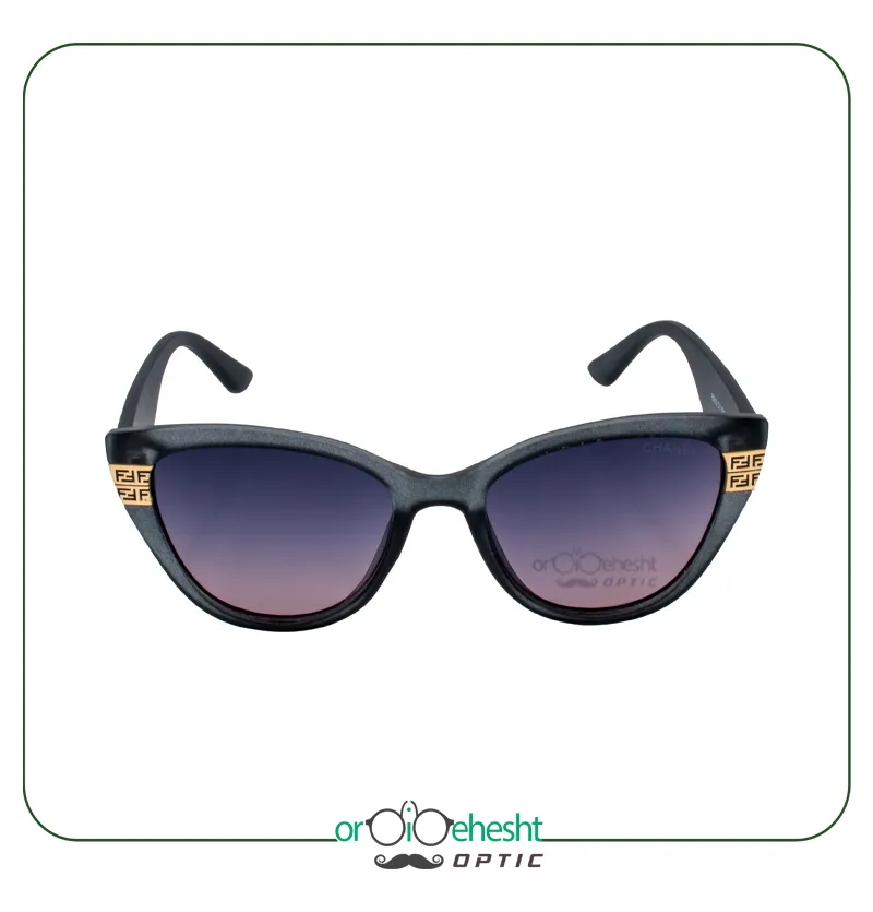 عینک آفتابی CHANEL | فریم مشکی لوکس با طراحی خاص