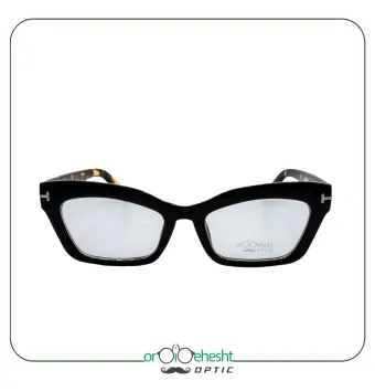 عینک طبی اردیبهشت | فریم مشکی ضخیم مستطیلی کلاسیک