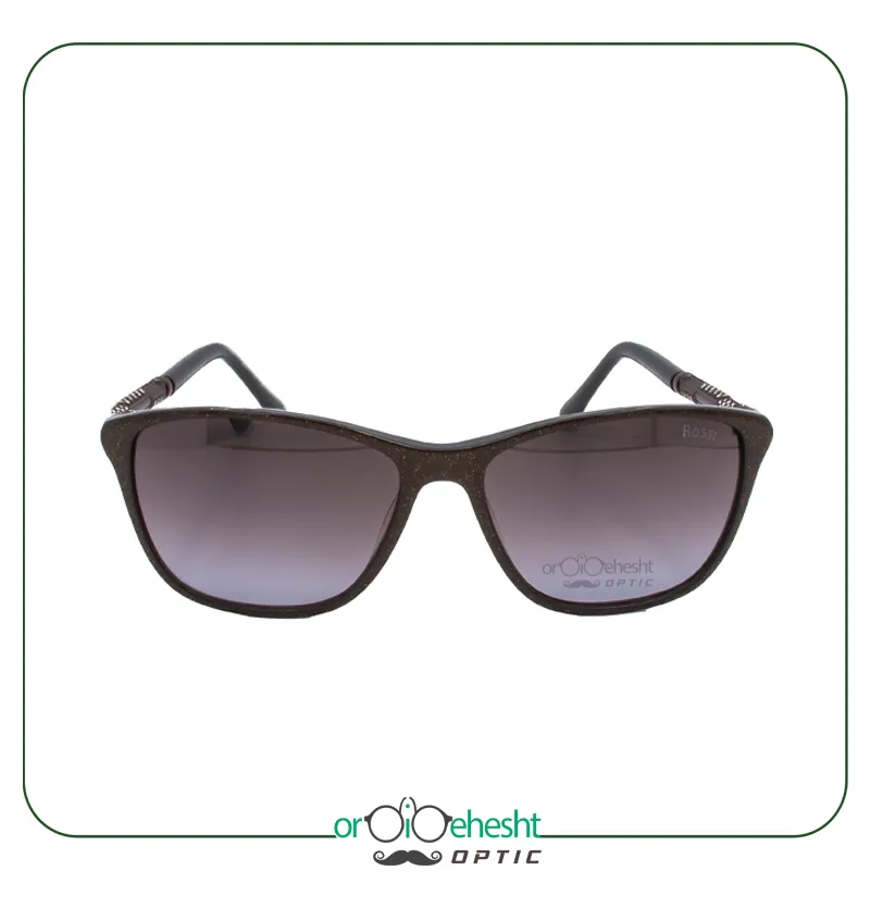 عینک آفتابی Rossi | فریم قهوهای اکلیلی با لنز گرادیانت