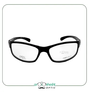 عینک طبی LUCCE | فریم مشکی مستطیلی کلاسیک