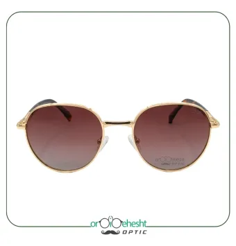 عینک آفتابی گرادیان قهوه‌ای طلایی – طراحی شیک و کلاسیک
