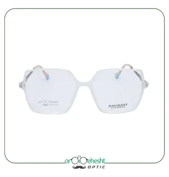 عینک طبی زنانه مربعی شفاف Davidoff - شیک و مدرن