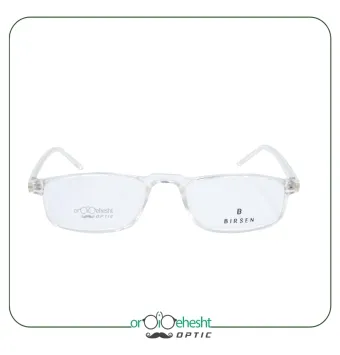 عینک طبی B BIRSEN با فریم شفاف مستطیلی | استایل مینیمال مدرن
