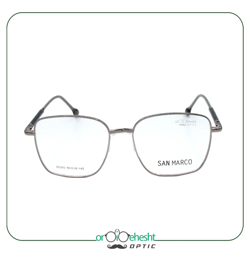 عینک طبی مردانه فلزی برند سن مارکو San Marco