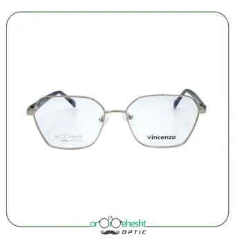 {عینک طبی زنانه رنگ بنفش شاین دار برند وینچنزو Vincenzo