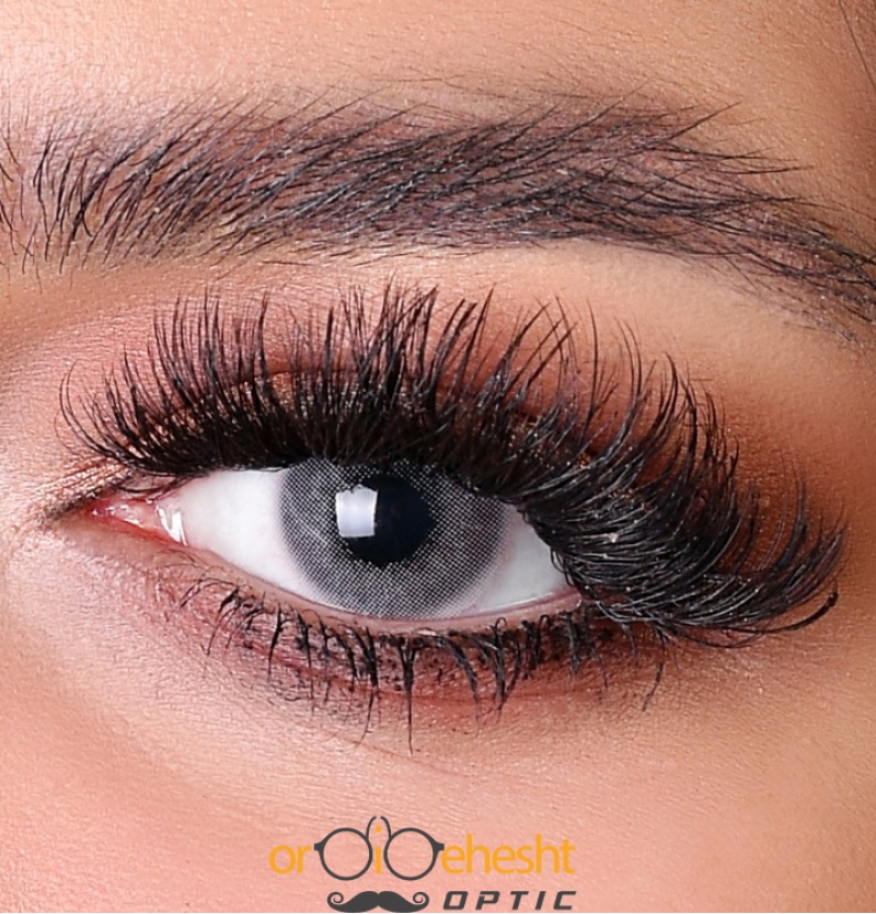 لنز آرایشی طوسی