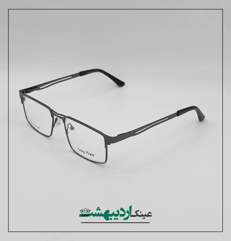 عینک طبی مردانه GRAY FREM013✔️