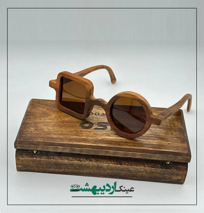 عینک آفتابی چوبی 011