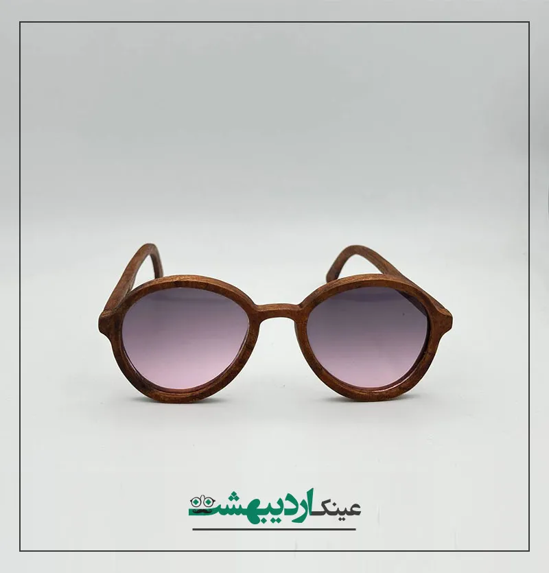 عینک آفتابی مردانه چوبی 014