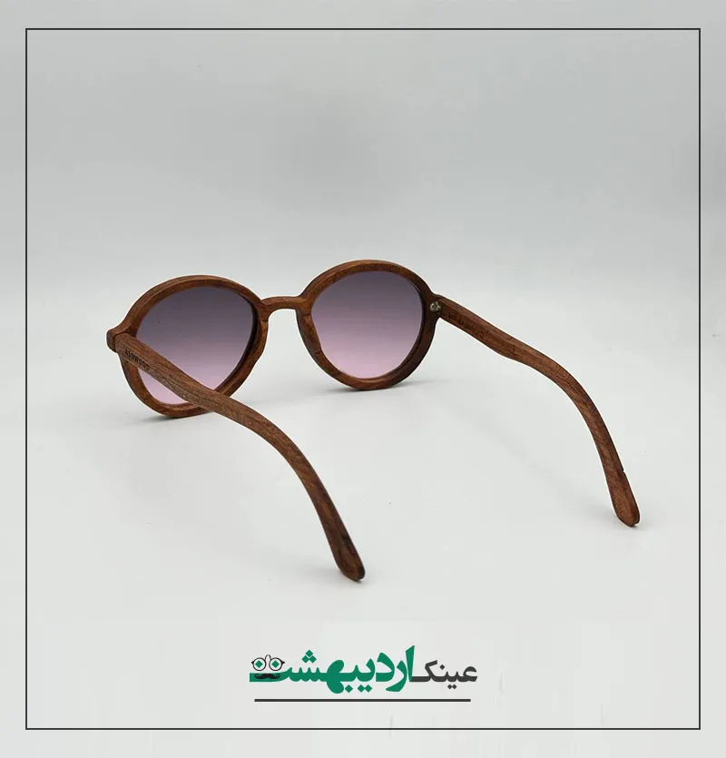 عینک آفتابی مردانه چوبی 014