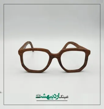 عینک طبی مردانه چوبی 015