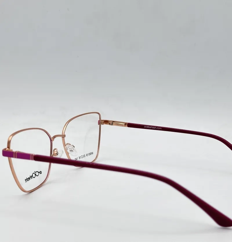 خرید عینک طبی فلزی زنانه اردیبهشت مدل W9019 با گارانتی و تخف