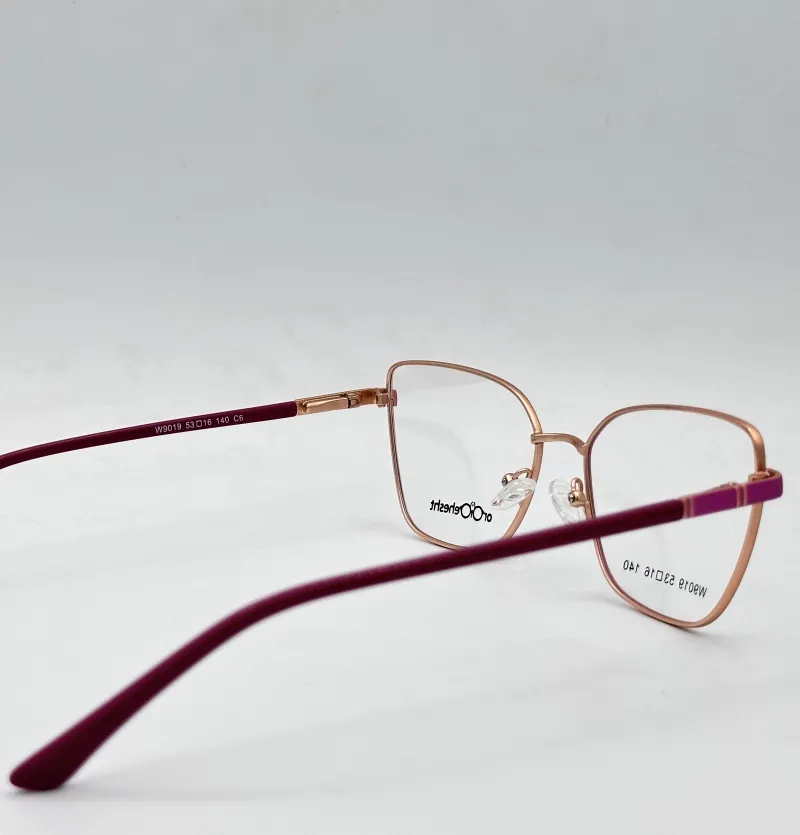 خرید عینک طبی فلزی زنانه اردیبهشت مدل W9019 با گارانتی و تخف