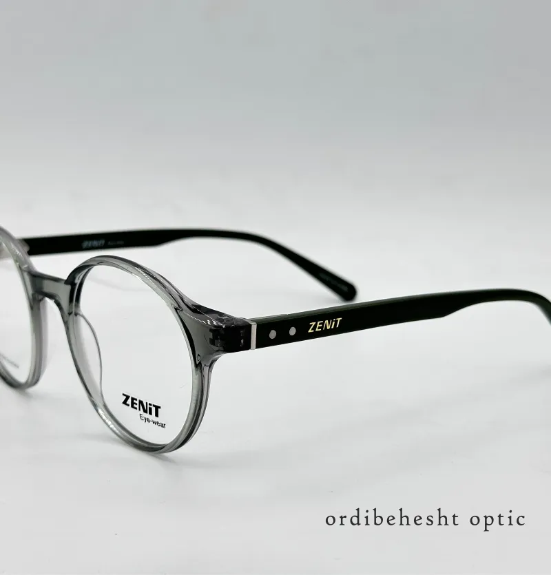 عینک طبی گرد شفاف