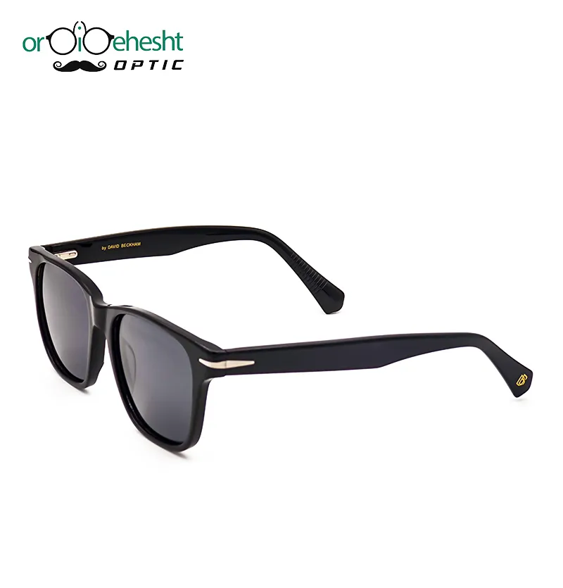 :عینک آفتابی David Beckham مردانه | فریم مشکی براق کلاسیک |