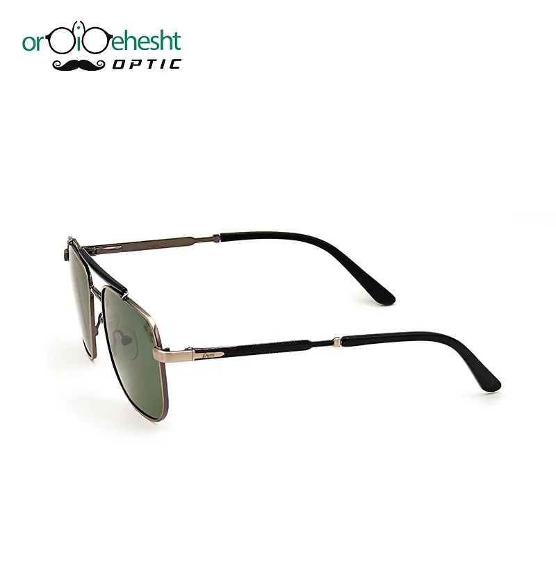 عینک آفتابی فلزی مدل 6637 طرح DUTTI با لنز سبز UV400