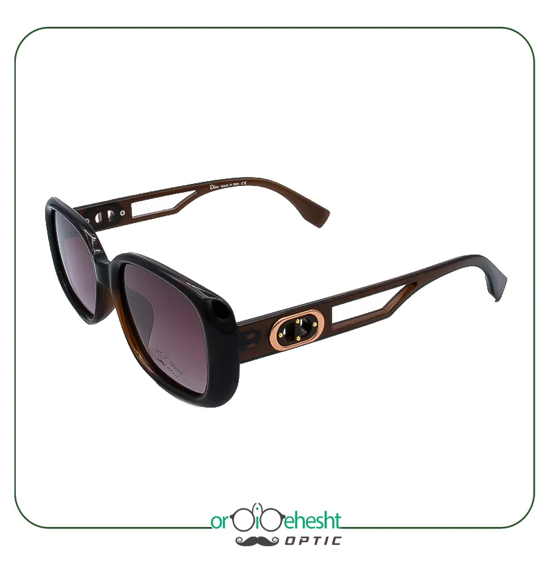 عینک آفتابی زنانه دیور قهوه ای