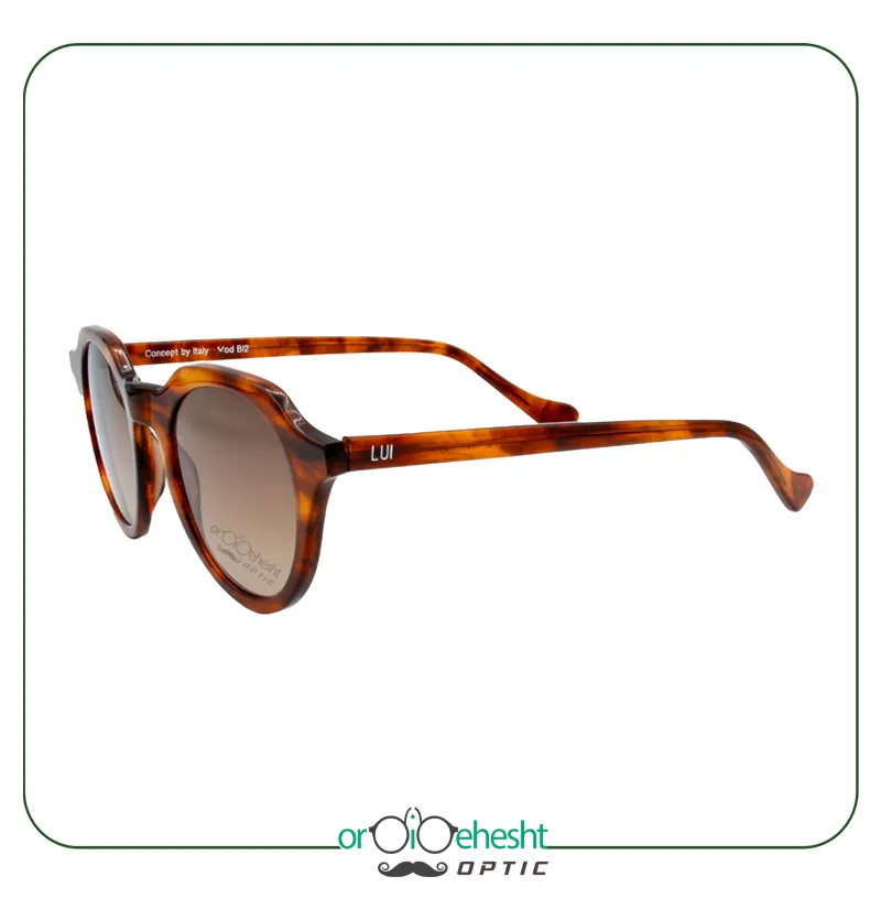 عینک آفتابی اردیبهشت فریم لاک‌پشتی با لنز قهوه‌ای گرادیانت