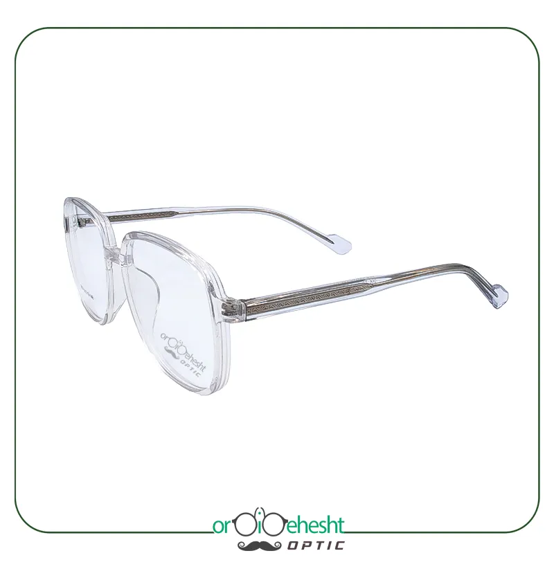 عینک طبی برند اردیبهشت مدل OX-410 C1 با فریم کریستالی شفاف
