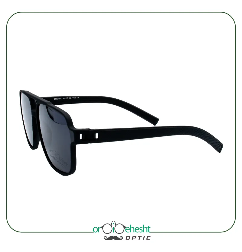 عینک آفتابی اردیبهشت فریم مشکی با لنز مشکی یکنواخت | مدل Untitled‑67