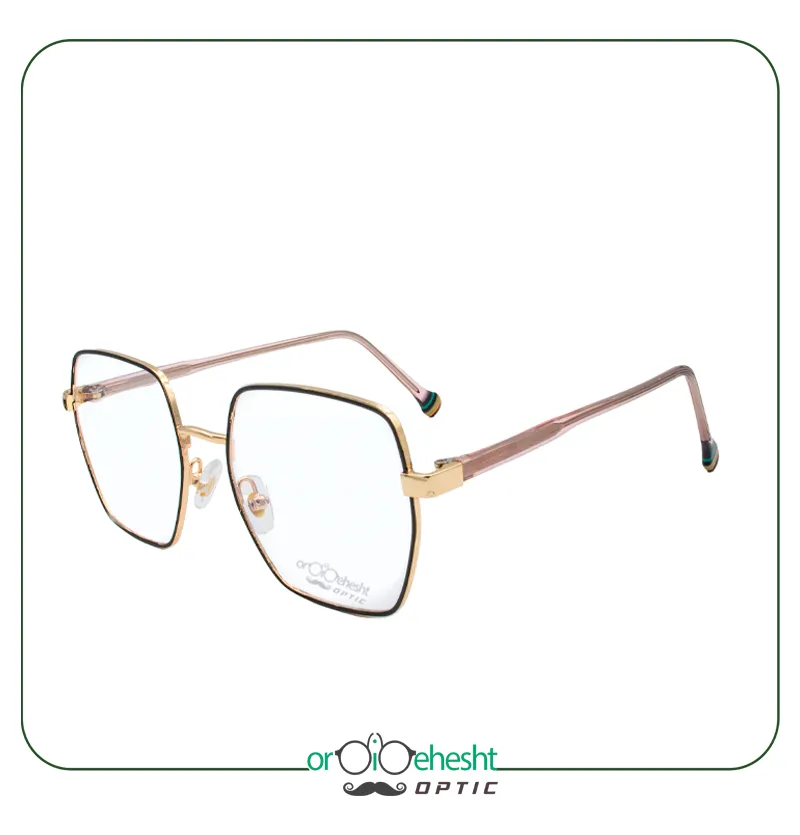 عینک طبی فریم فلزی اردیبهشت | طراحی ظریف و سبک